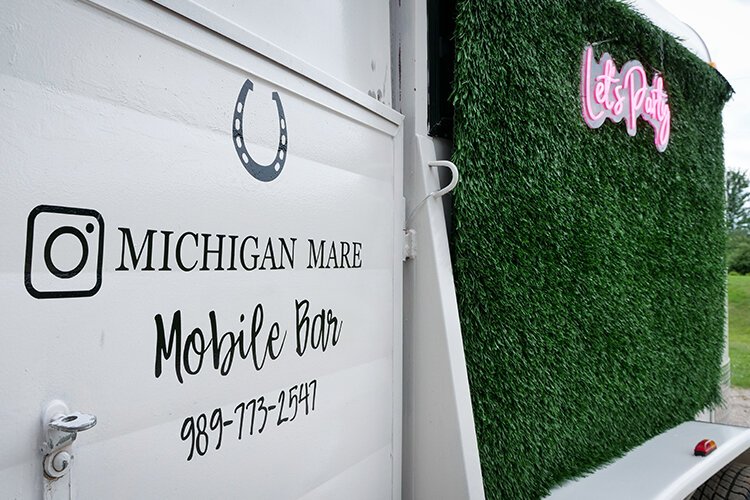 Something Borrowed Events Rental can be found on Facebook, while Michigan Mare can be found on Instagram at @michigan_mare_mobile_bar.