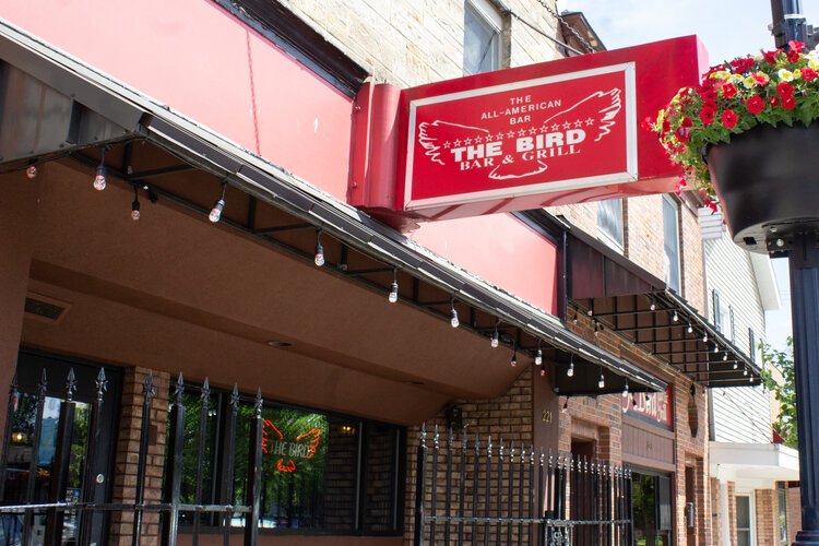 The Bird Bar & Grille is a local favorite for their large rotation of craft beer.