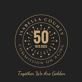 Isabella County Commission on Aging 50th logo