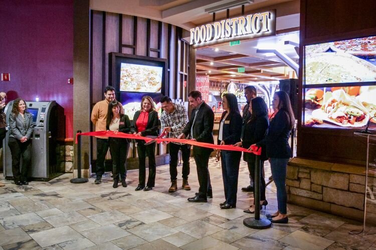 Soaring Eagle hosted a ribbon cutting ceremony on Monday, Jan. 15, opening its new Food District to the public. 