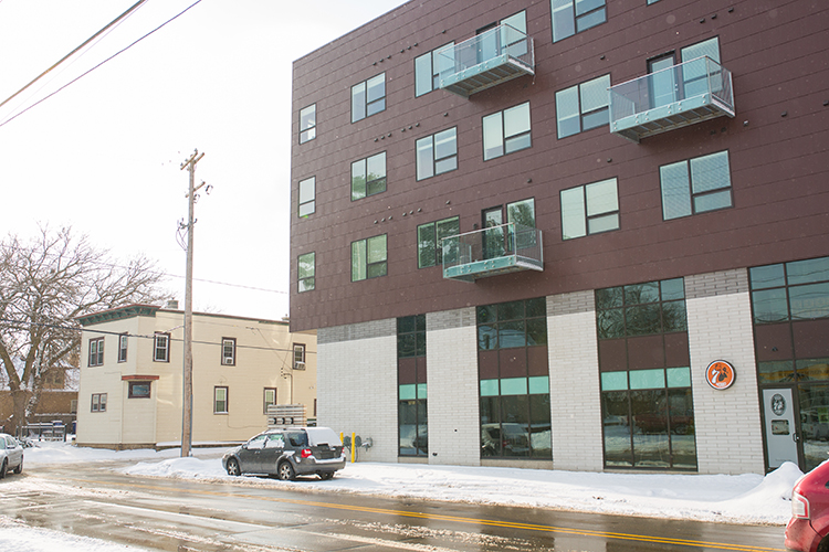 New buildings are changing some of Grand Rapids' old neighborhoods. 