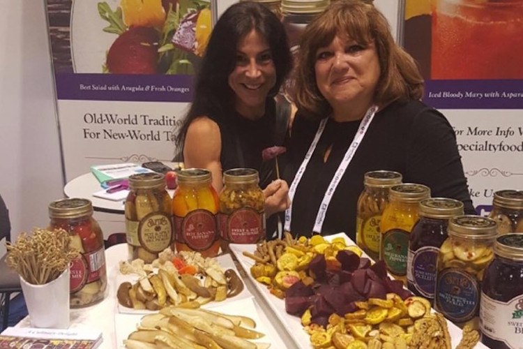 Mary Safie with Lisa Dorfman, CEO of Food Fitness International