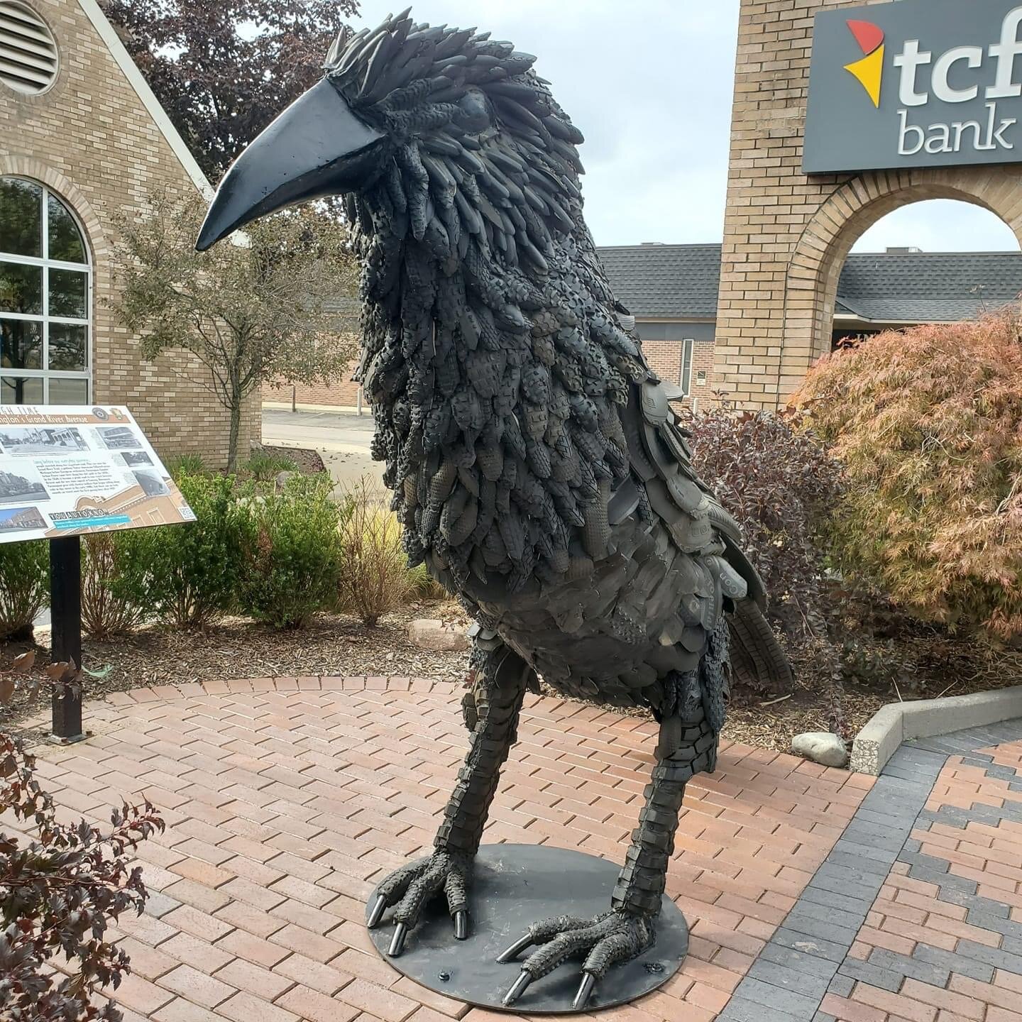 The “Old Tired Crow” arrived in downtown Farmington earlier this month
