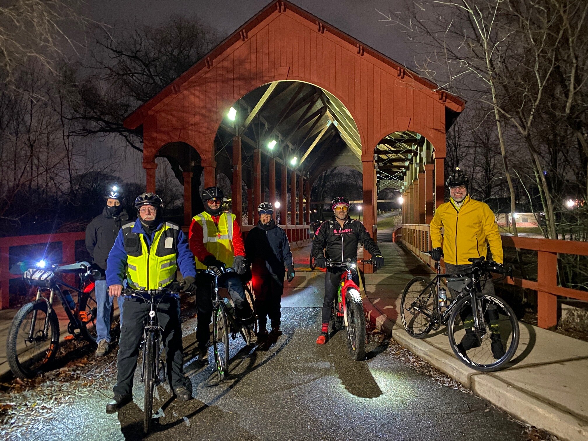 Bike Dearborn’s Weekly Winter Wednesdays event gathers the most dedicated of area cyclists each week for a 10- to 12-mile bike ride around Dearborn.