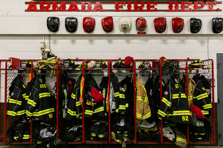 Armada Fire Department. Photo by David Lewinski.