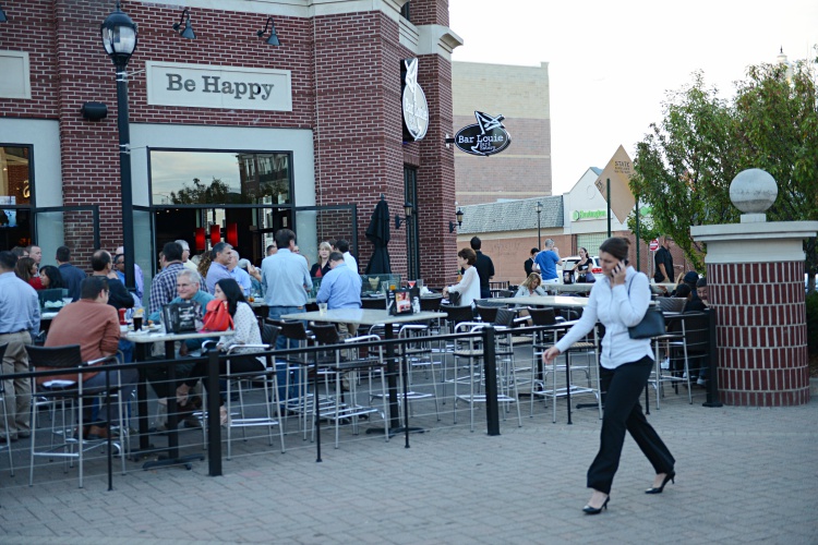 Bar Louie in West Dearborn is often filled with guests dining and drinking outdoors.