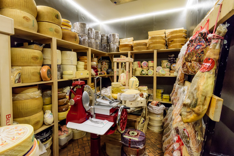 Cantoro's cheese cave.Photo by Doug Coombe.