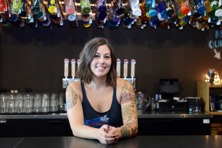Jessica Bridges, operations manager at Dearborn Brewing.  Photos by Jessica Strachan 