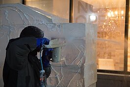 Lake Orion, Oxford, Ice Carving, Festival