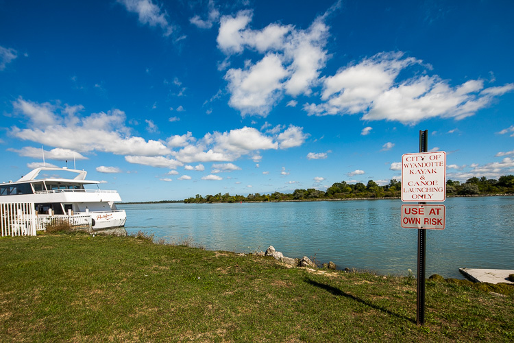 Kayak Launch on the Detroit River in Wyandotte. Photo by David Lewinski.