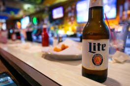 Dive bar still life at The Kozy Lounge in Hazel Park.