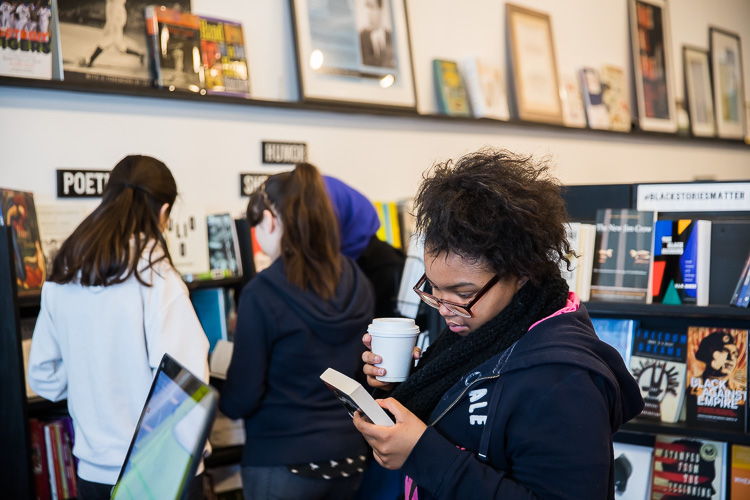 Students from River Rouge and Western International high schools visit pages bookshop in northwest 