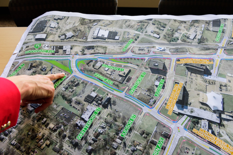 Woodward loop reconstruction plan. Photo by Doug Coombe.