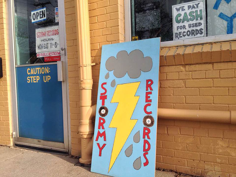 Stormy Records in East Downtown Dearborn. Photo by MJ Galbraith.