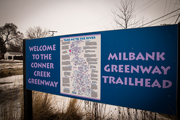 Milbank Greenway Trailhead