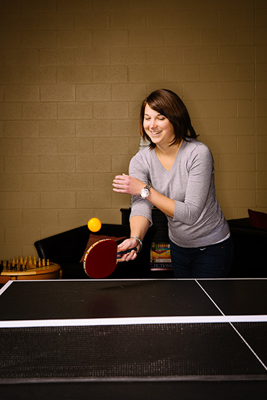 Table Tennis in the Rec Room