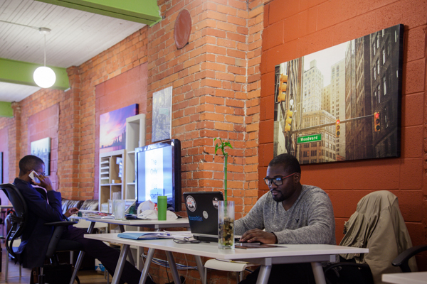 Co-working at Bamboo Detroit