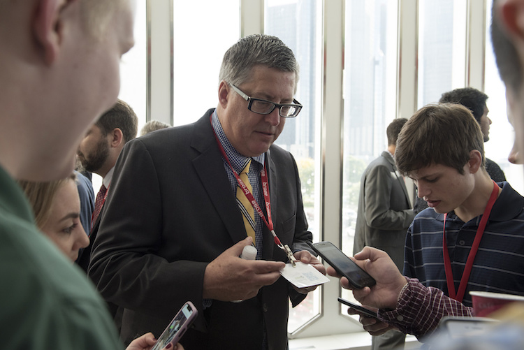 Students connect with mobility industry experts at the MICHauto Summit during Mobility Week Detroit