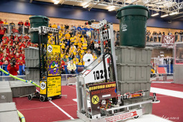 FIRST Robotics competition in Michigan.