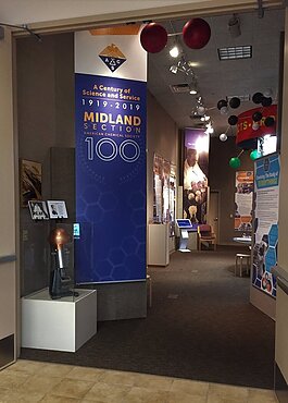The Midland section of the American Chemical Society hosted its Centennial exhibit from May 2019 until January 2020 at the Herbert D. Doan Midland County History Center.