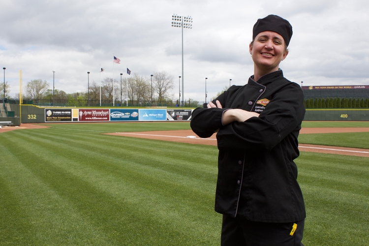 Andrea Noonan, Executive Chef with the Great Lakes Loons.
