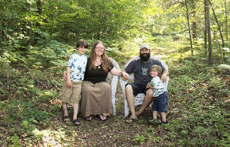 Ben Cohen from Small House and his family