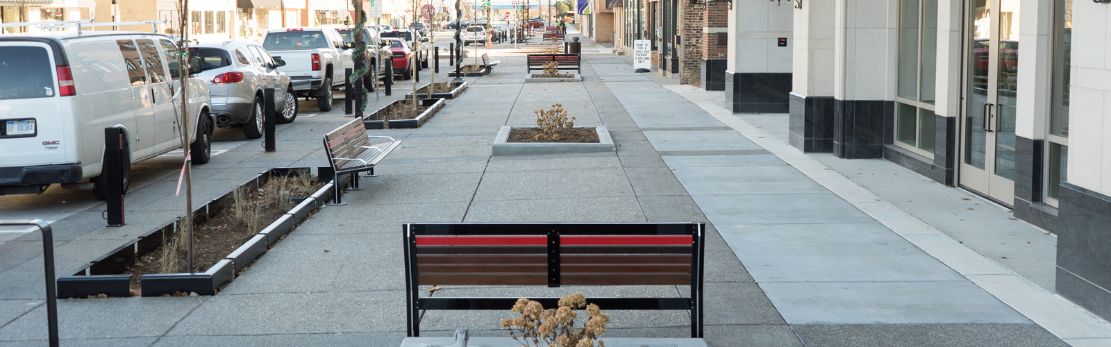 Downtown Midland's new streetscape