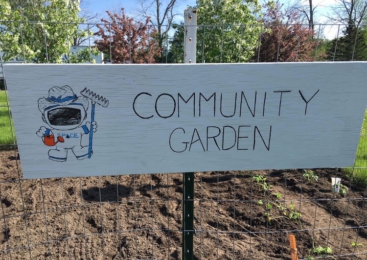 SPACE, Inc. has been involved with the community garden effort for two years.