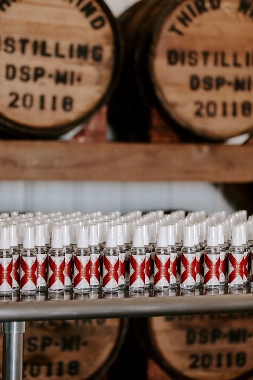 Currently, Third Wind is producing hand sanitizer for essential workers, but hopes to release its first whiskey this summer.