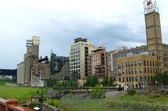 Mill District in Minneapolis.