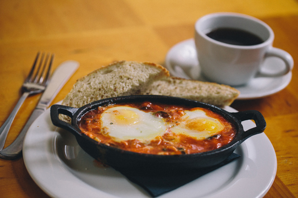 A dish called Eggs in Purgatory.