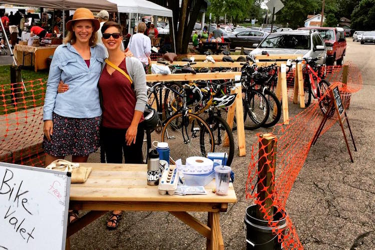 The bike valet program served more than 70 participants at each Night Market.