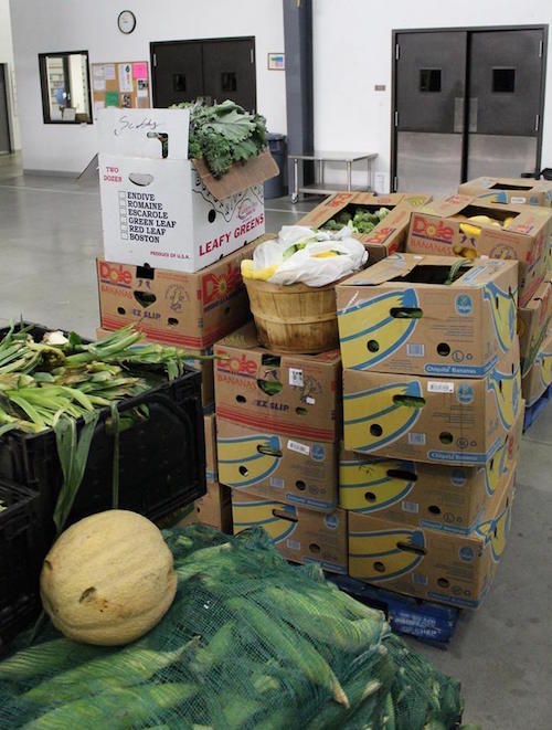 There were 27,561 pounds of fresh produce and bread was donated to Kalamazoo Loaves & Fishes. That was equal to nearly 23,000 meals.