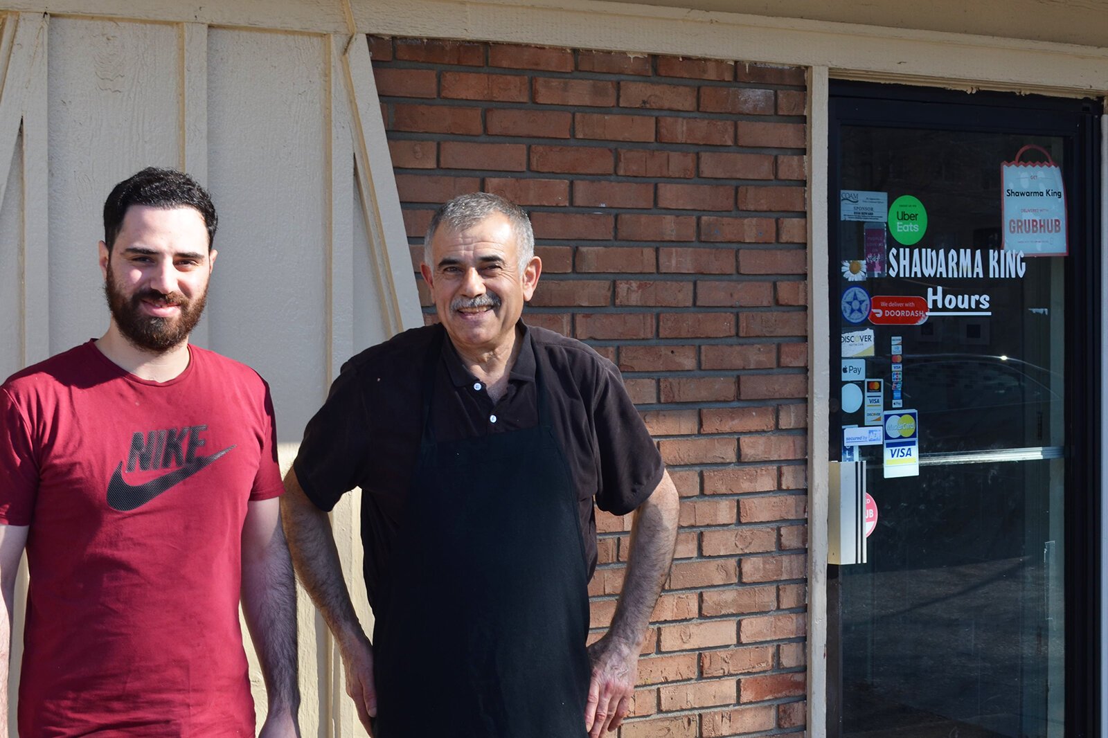 Molhem Tayara and Wajih Elkhochen are two of the three owners of Shawarma King on South Westnedge. 