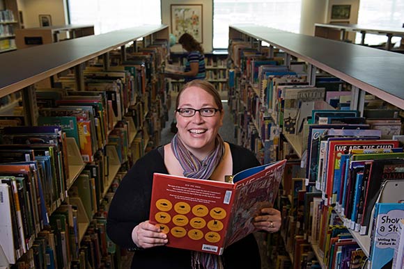 Andrea Vernola, children’s programming librarian at Kalamazoo Public Library