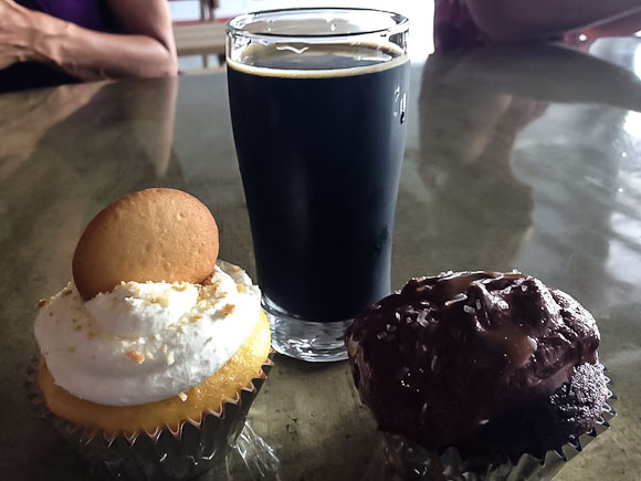 Beer and cupcakes