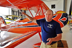 Peter Bowers, president WACO Aircraft Corp