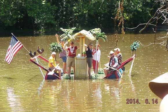 Rafters take to the river