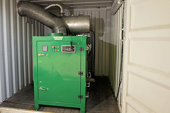Using flywheel technology, the unit will create and store power
