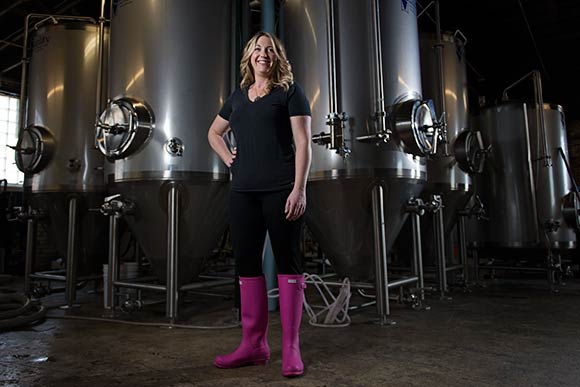Amy Waugaman of Boatyard Brewery