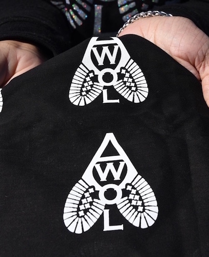 Shannon Patrick has created many ways to display her individualized logo for AWOL:  All Walks of Life