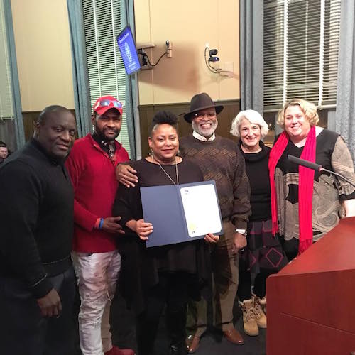Mayor Hopewell and the city declaring National HIV Black Awareness Day in February