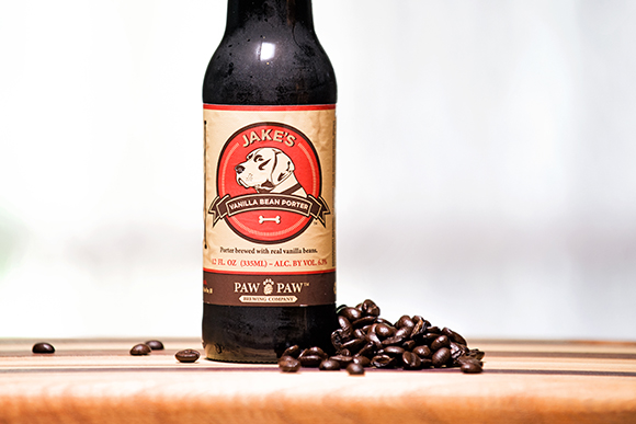 Jake’s Vanilla Bean Porter made by Paw Paw Brewing Company