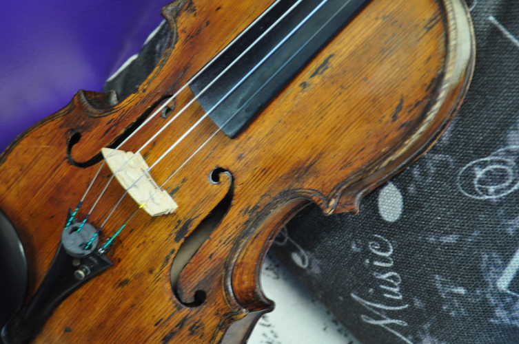 Students can take lessons in violin, viola, cello or piano, regardless of their ability to pay, at the Helen Fox Gospel Music Center.