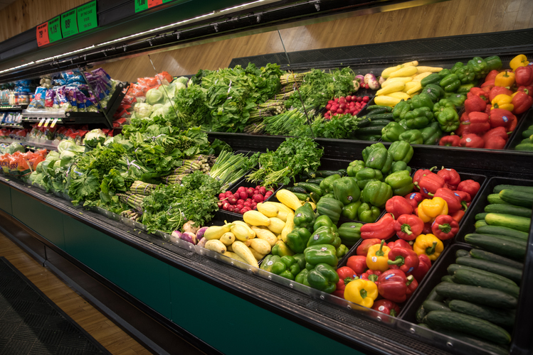 Fresh food is found in the produce department at Town & Country. Photo by Fran Dwight