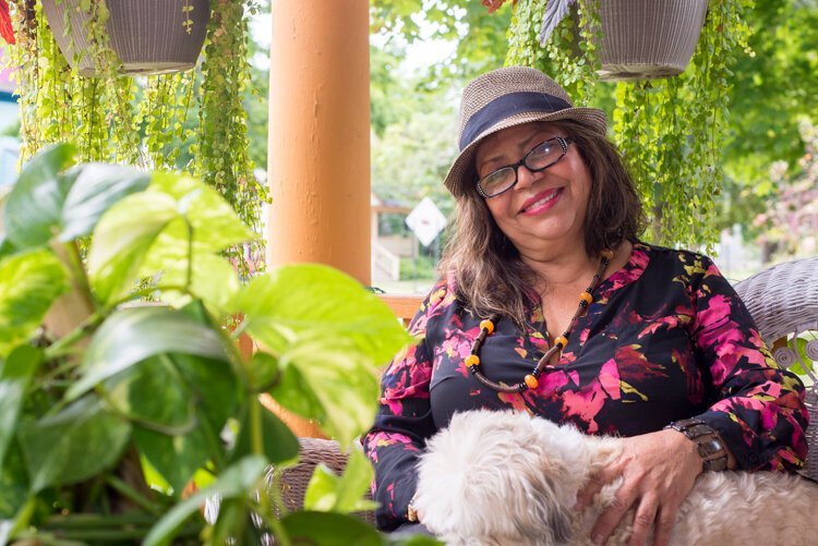 For almost 10 years, Martha Gonzalez has been working tirelessly to make her part of the neighborhood both beautiful and safe. Photo by Taylor Scamehorn