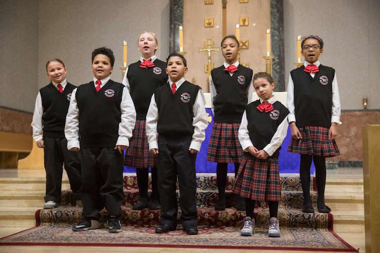 The Eastside Choir performs twice annually at St. Mary's Catholic Church.
