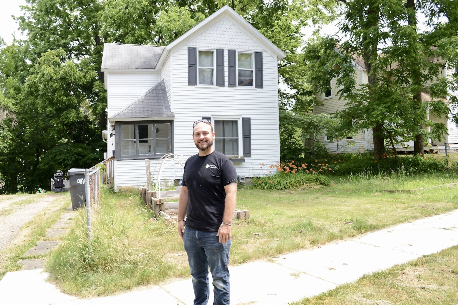 A few houses down from his rehab project at 1028 Denner is one of Tardani's finished homes. "There's a beautiful family living there now, of five."