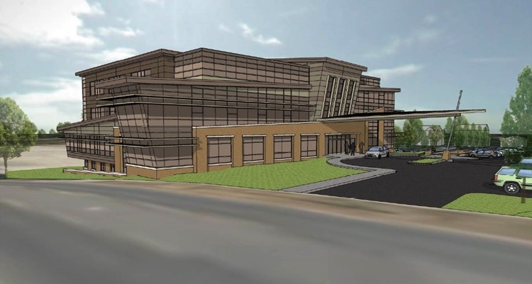 Artists rendering of a new health clinic for the city's south side