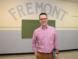 Brandon Phenix, principal of Fremont International Academy and Battle Creek Public Schools Elementary Magnet coordinator.